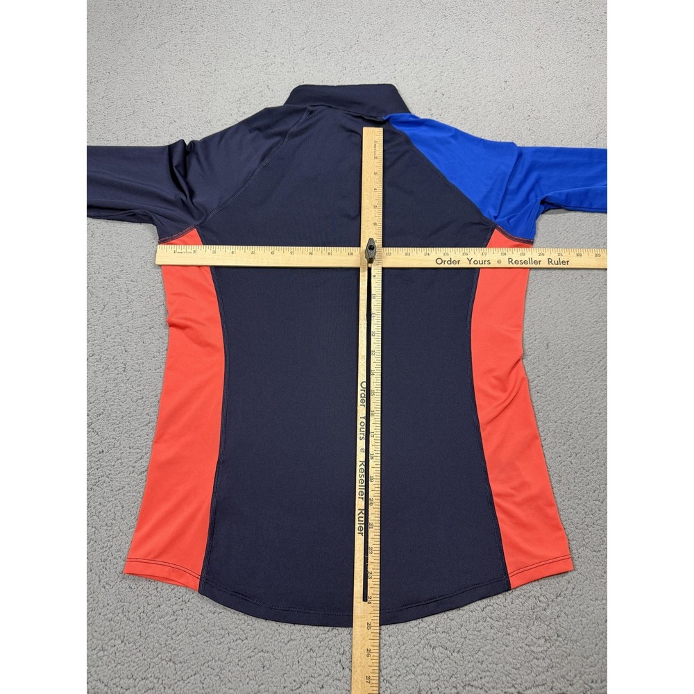 Ralph Lauren RLX Pullover Mens Medium Navy Colorblock 1/4 Zip Long Sleeve Golf - Picture 5 of 8
